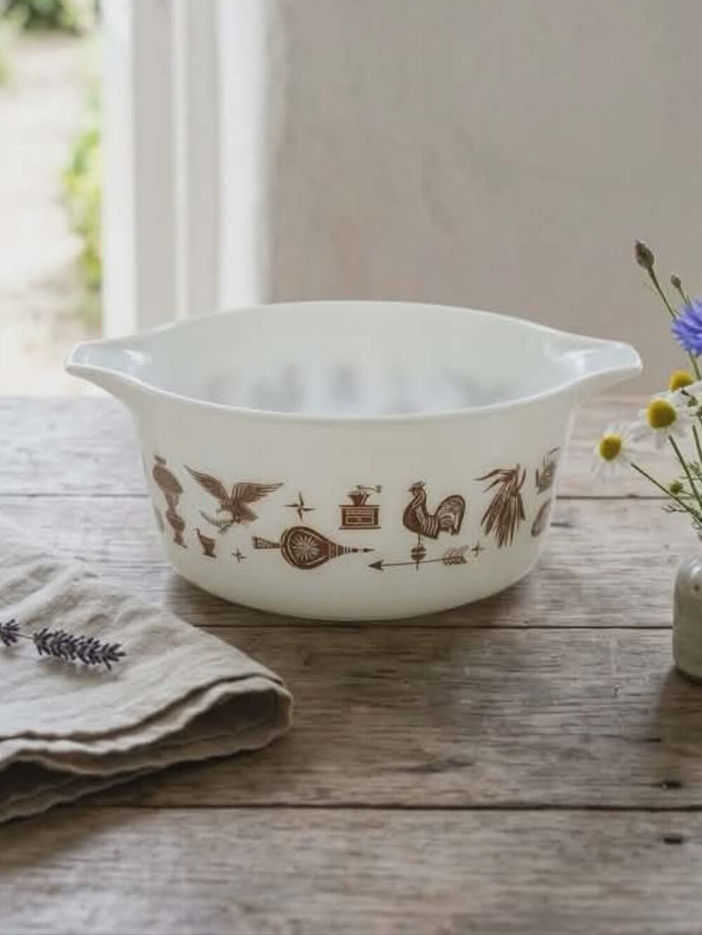 Vintage Pyrex “Early American” – 474‑B (1.5 QT)